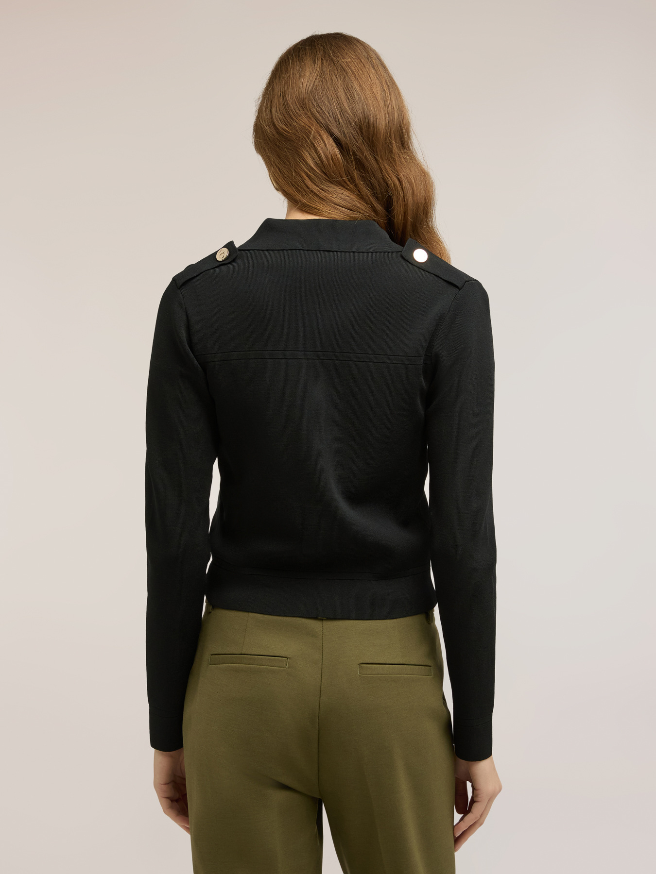 Cardigan corto in maglia image number 2