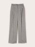 Pantaloni palazzo in misto lino a righe image number 4