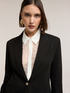 Blazer monopetto con fodera interna a righe image number 2