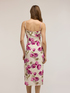 Vestito tubino floreale con drappeggi image number 1