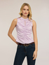 Blusa in raso con arricci image number 2