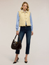 Gilet in boucl&eacute; con frange image number 2