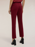 Pantaloni regular con motivo occhielli image number 1