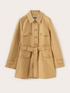 Trench in misto cotone con cintura image number 4