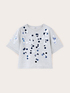 Felpa corta in jersey con maxi paillettes image number 4