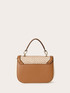 Borsa a tracolla effetto rafia image number 2