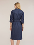 Vestito chemisier in denim con cintura image number 1