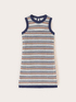 Vestito linea ad A in maglia crochet image number 4