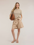 T-shirt a righe lurex image number 2