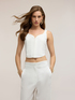 Top bustier in misto lino lyocell image number 0