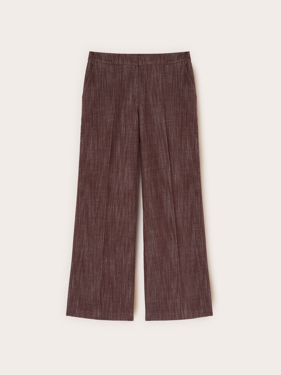 Pantaloni palazzo in cotone