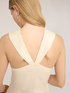 Vestito con scollo quadrato in misto lino image number 3