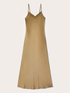 Vestito lungo lingerie in raso image number 4