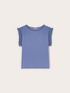 T-shirt con maniche a volant image number 4