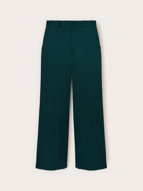 Pantaloni palazzo satin