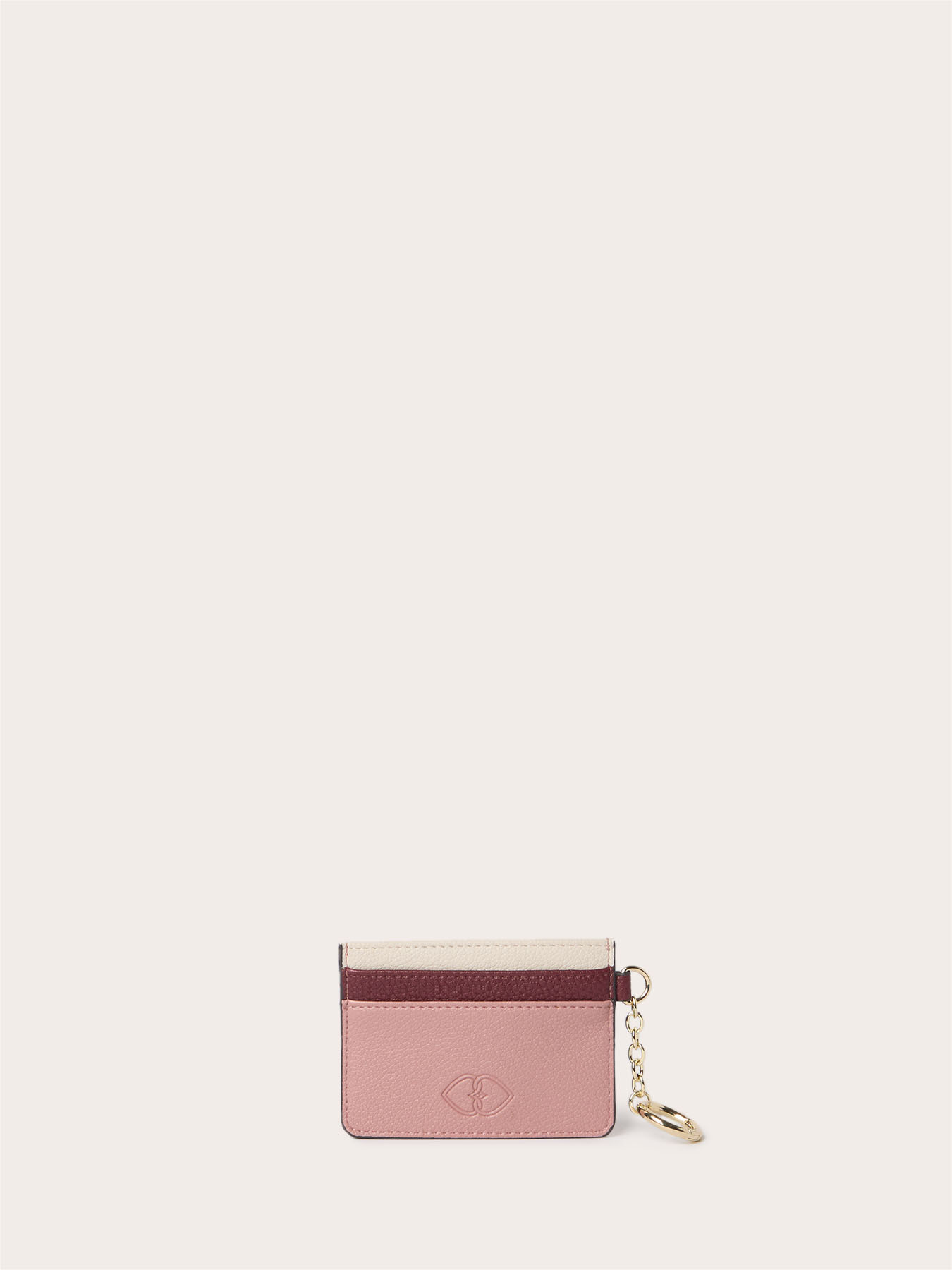 Card holder con anello portachiavi e logo image number 0