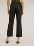 Pantaloni cropped in cady cr&ecirc;pe image number 1