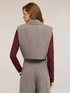 Gilet corto con revers image number 1