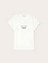 T-shirt con scritta e ali in strass image number 4
