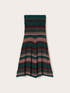 Gonna in maglia fantasia chevron image number 4