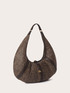 Borsa a tracolla hobo intrecciata con nappine image number 3
