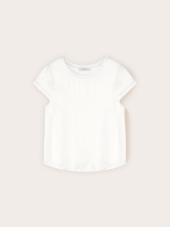 T-shirt bimaterica