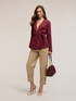 Camicia in twill di viscosa con profili a contrasto image number 3