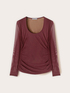 T-shirt maniche lunghe in tulle image number 4