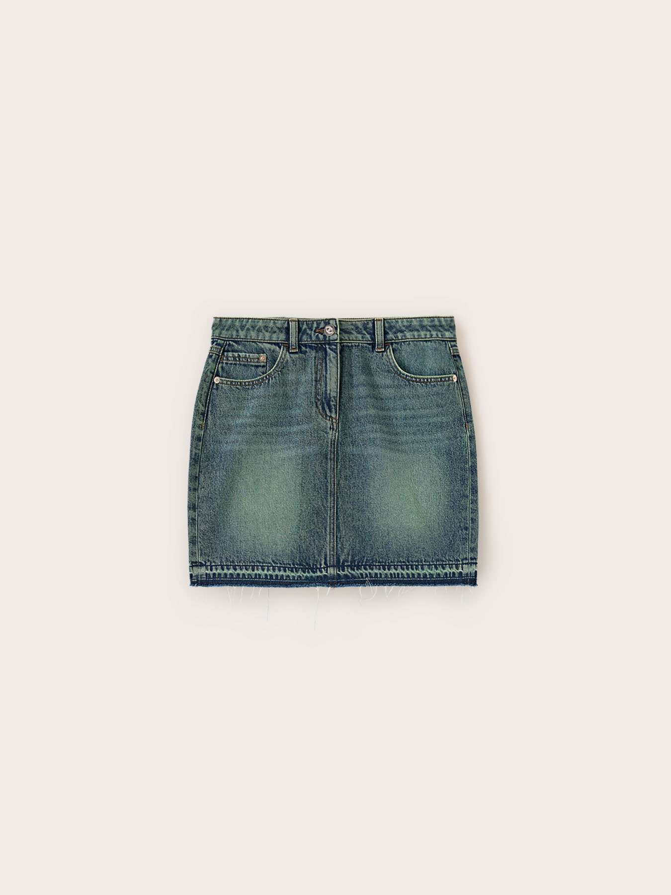 Minigonna in denim image number 4