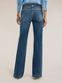Jeans flare con dettaglio gioiello image number 1