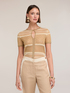 Maglia a righe misto lurex image number 0