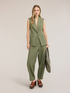 Gilet sartoriale in misto lino image number 2