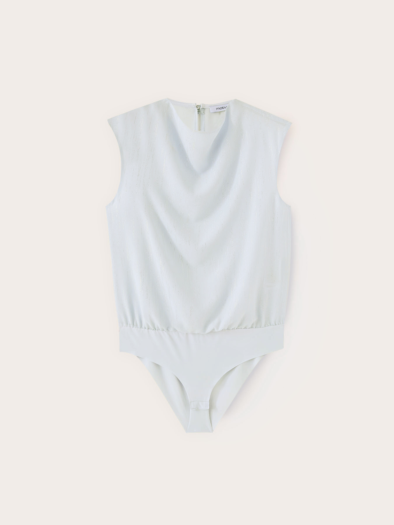 Blusa body in georgette fil coup&eacute; image number 4