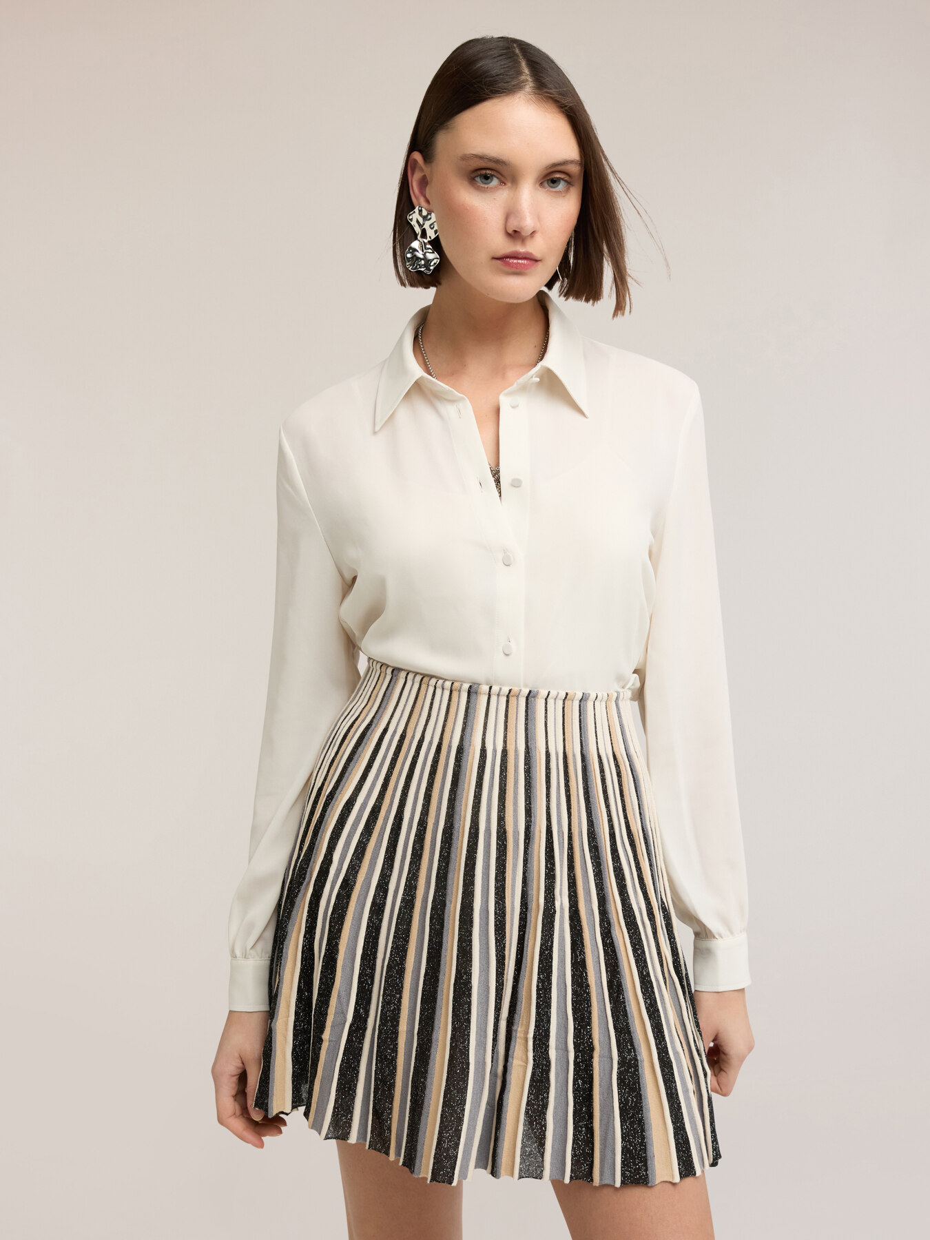 Camicia in chiffon image number 2
