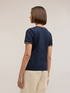 T-shirt con bordi in maglia image number 1