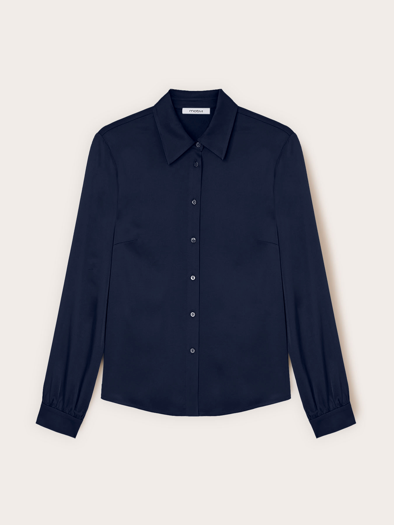 Camicia in raso di viscosa image number 3