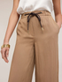 Pantaloni palazzo misto lyocell image number 3