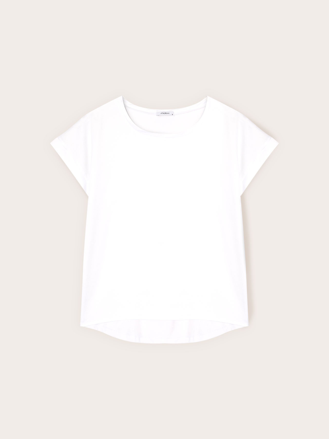 T-shirt bimaterica misto cotone image number 3