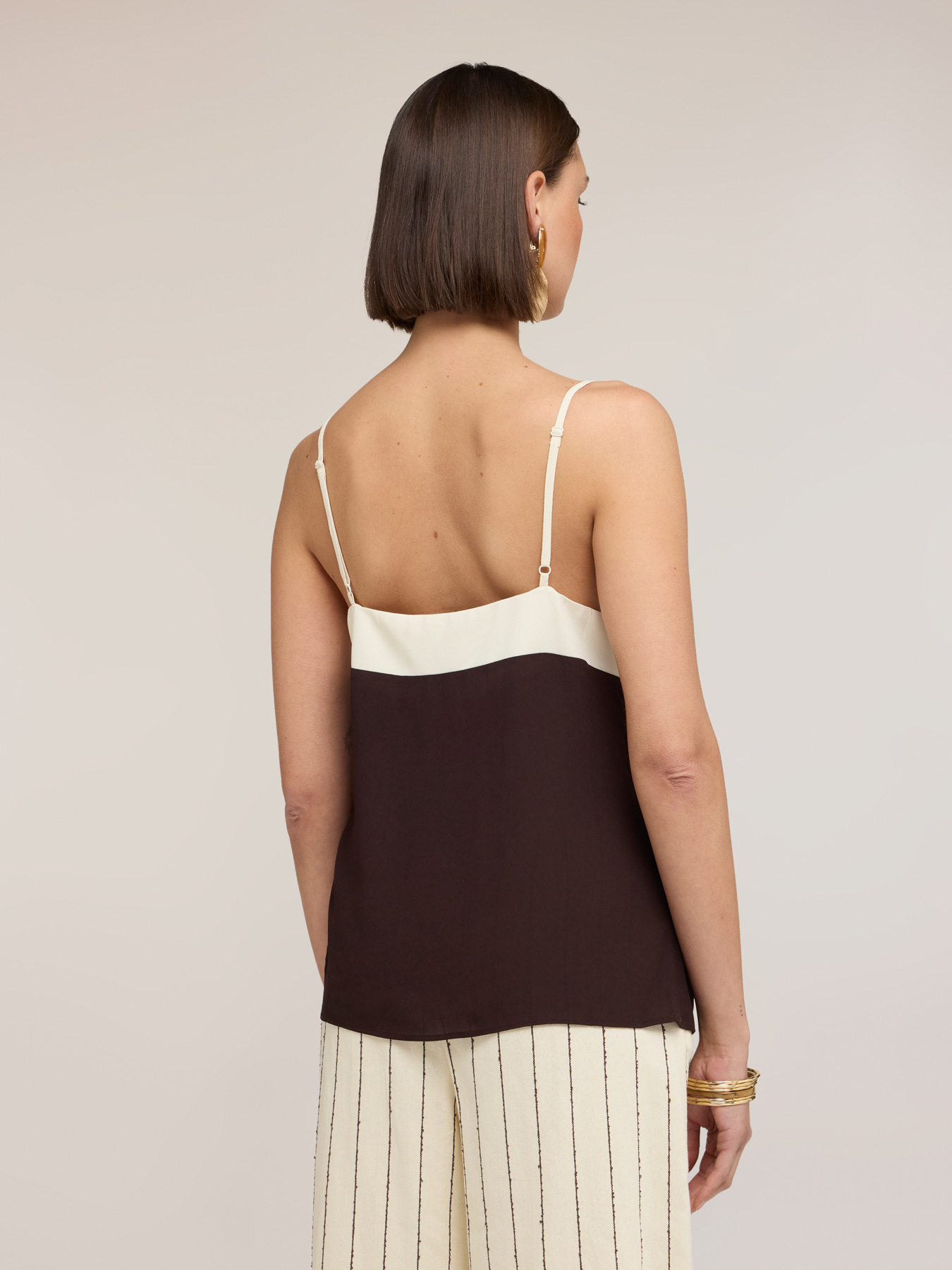 Top in cr&ecirc;pe de chine The Tailoring Lab image number 1