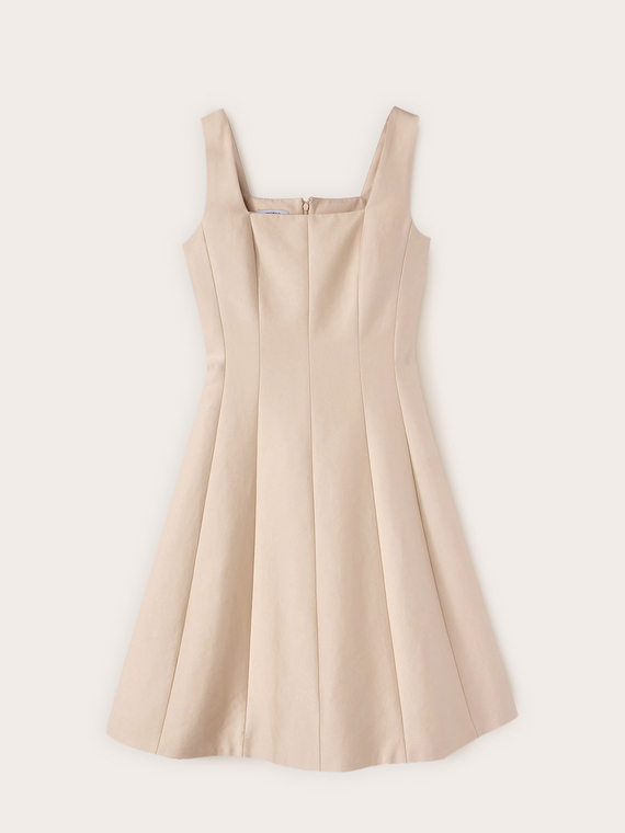 Vestito flare a telini